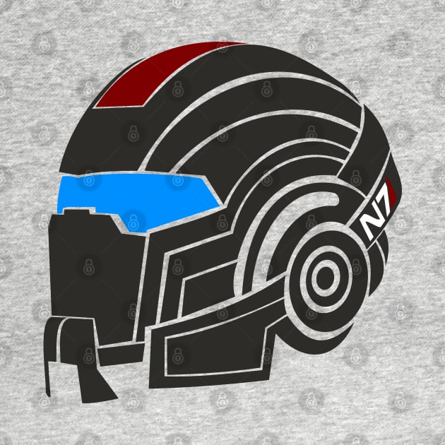 Mass Effect | Helmet 1 by PrinceSnoozy